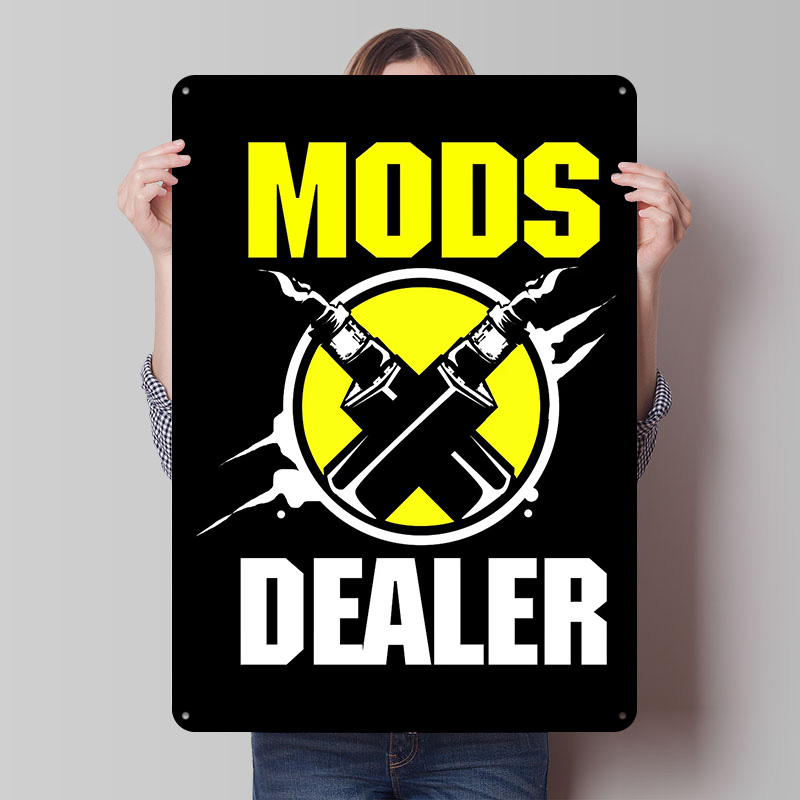 Vaping Store - Vapers Vape Mod Vape Store Weißblech-Poster,