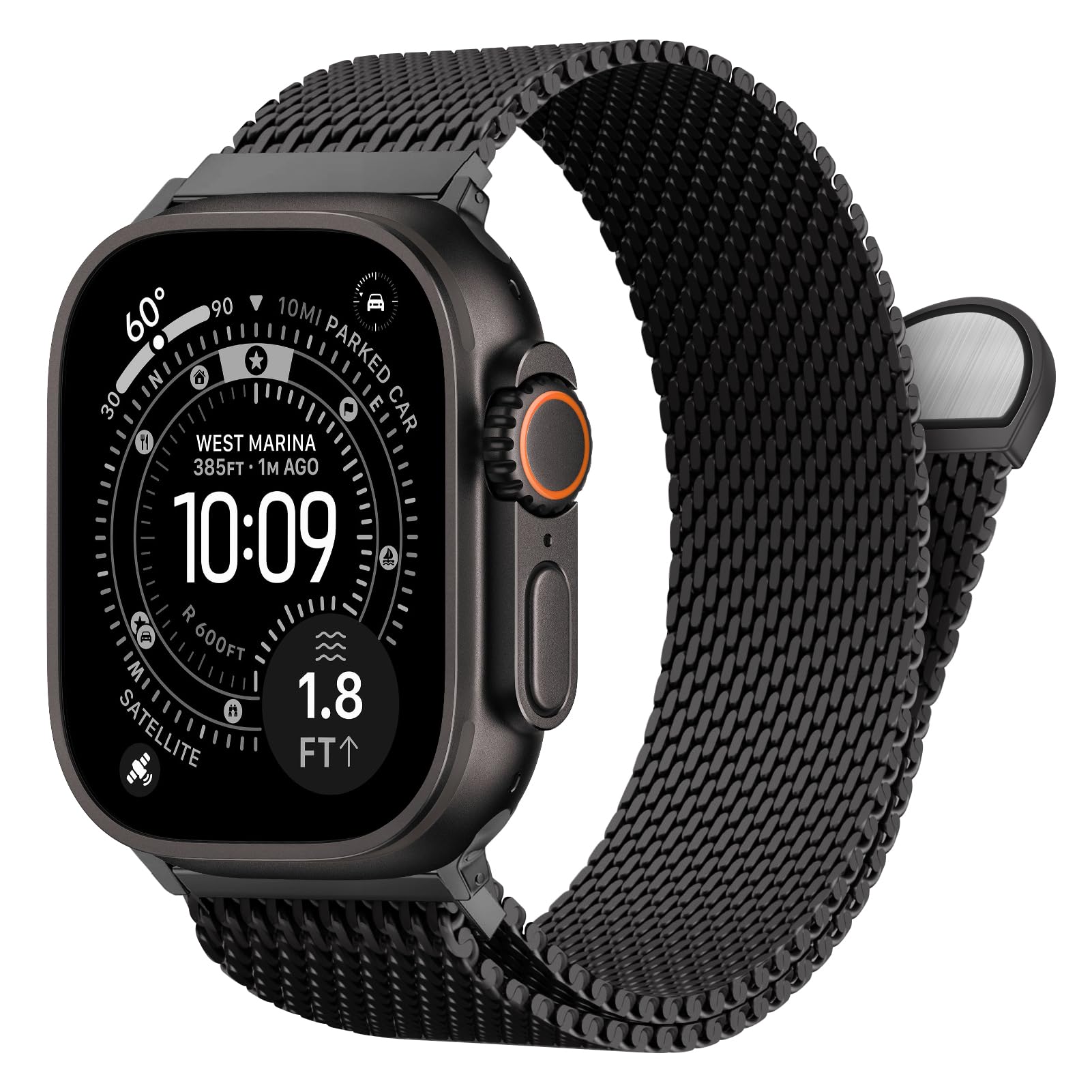 Dickes Metallarmband für Apple – Mesh Coil Strip Bewertung und Preis