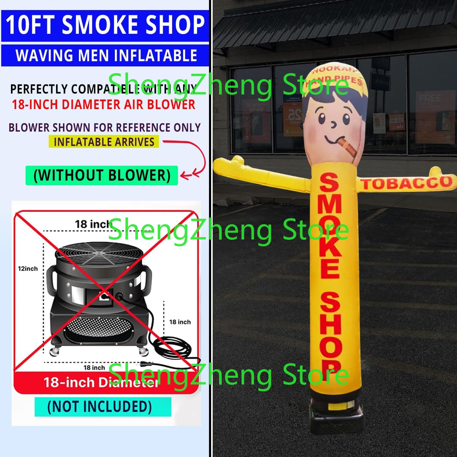 1 Stück 8ft Wackelmann-Puppe f – Vaping Store Bewertung und Preis