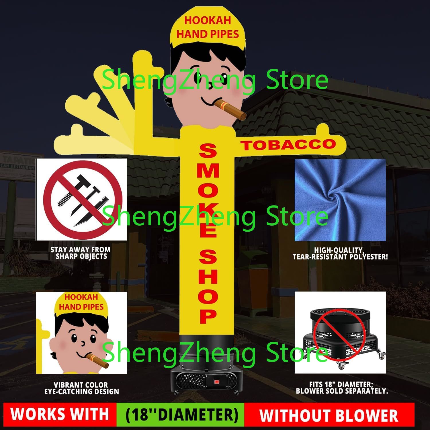 1 Stück 8ft Wackelmann-Puppe f – Vaping Store Bewertung und Preis
